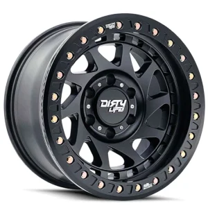 Dirty Life – ENIGMA RACE – Black – 17″x9″ -38mm – Summer Wheels – 9313-7973MB38
